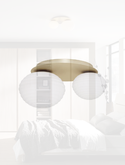 ALLEN plafoniera Matt Gold Metal [2]