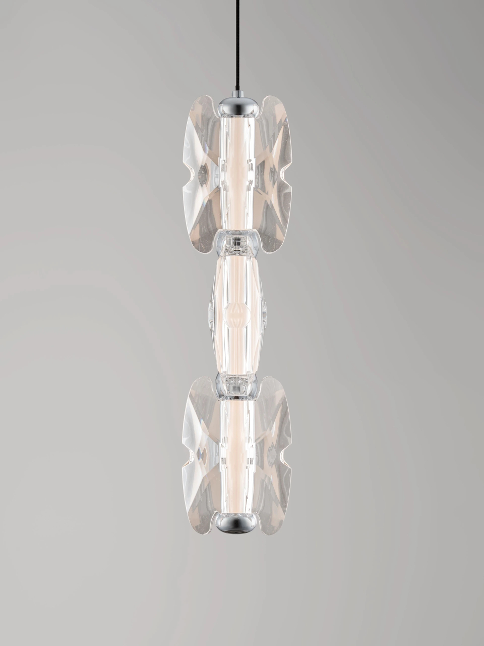 ALUME 1 black& chrome - suspensie moderna LED SP1 [6]