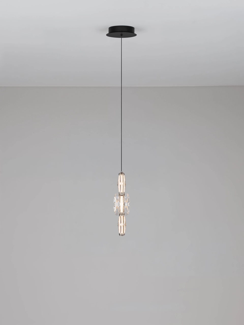 ALUME 1 black& chrome - suspensie moderna LED SP1 [4]