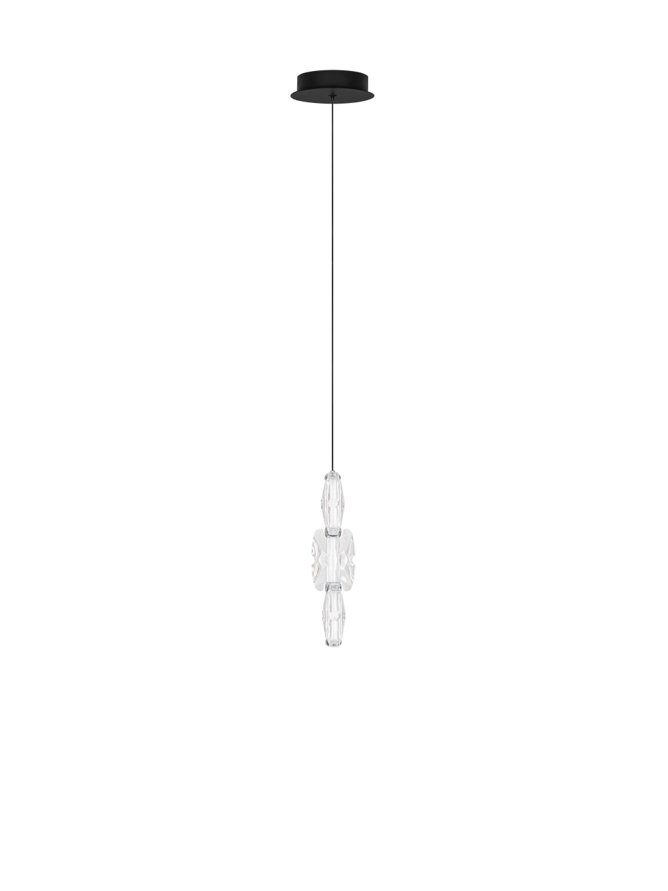ALUME 1 black& chrome - suspensie moderna LED SP1 [2]