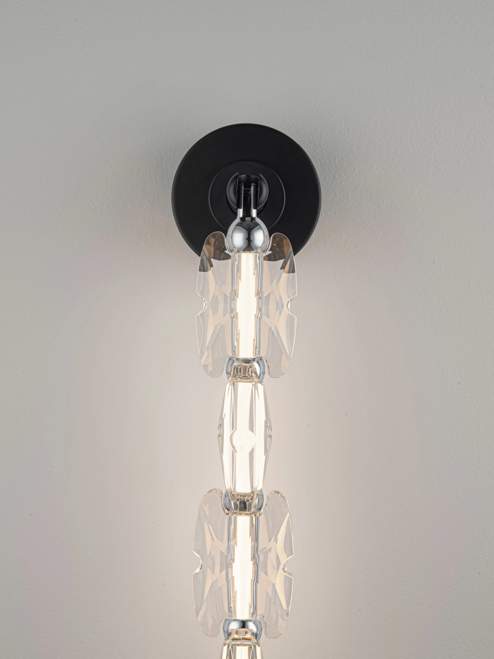 ALUME 1 black& chrome - aplica moderna LED [5]