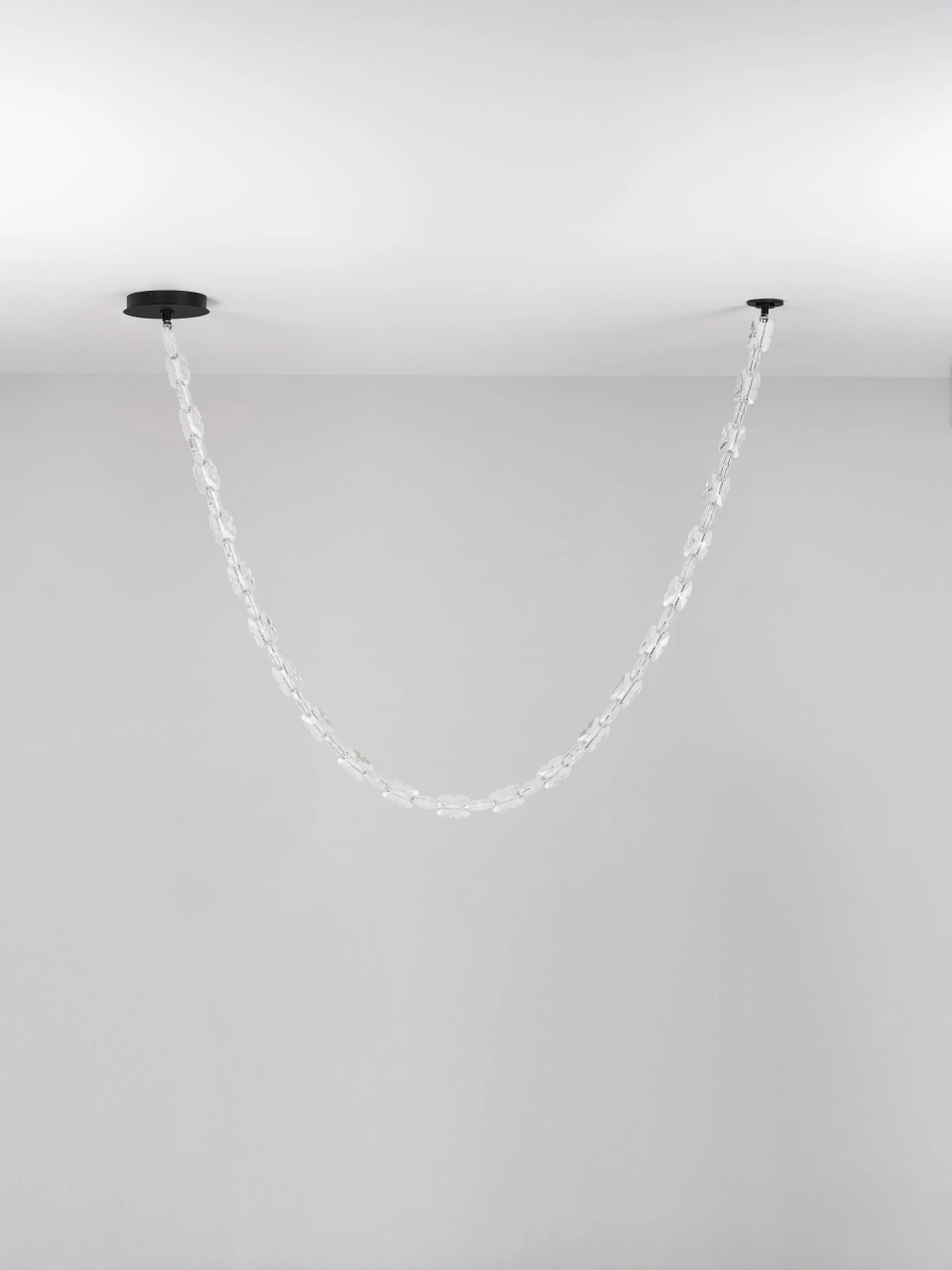 ALUME 1 black& chrome - suspensie moderna LED - linie [4]