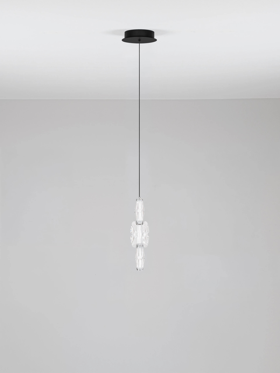 ALUME 1 black& chrome - suspensie moderna LED SP1 [3]