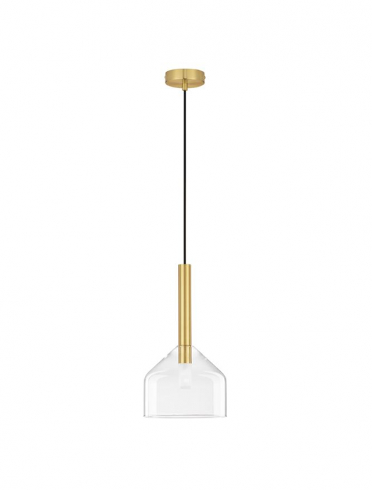 Amelia 2 suspensie moderna Sandy Gold & Clear Glass - 9028830 [2]