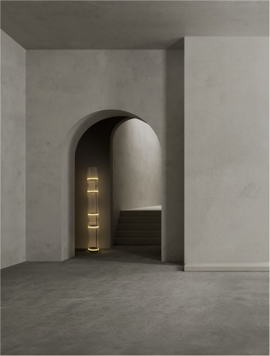 Lampadara ANAPNOE 5L - modern glass - LED Dimmabil [2]