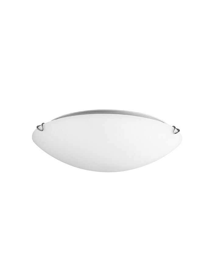 ANCO plafoniera - 600401 - White Satinated Glass Chrome Metal [1]