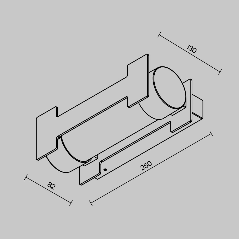 Aplică de exterior Maytoni Blox O185WL-L13BK [3]