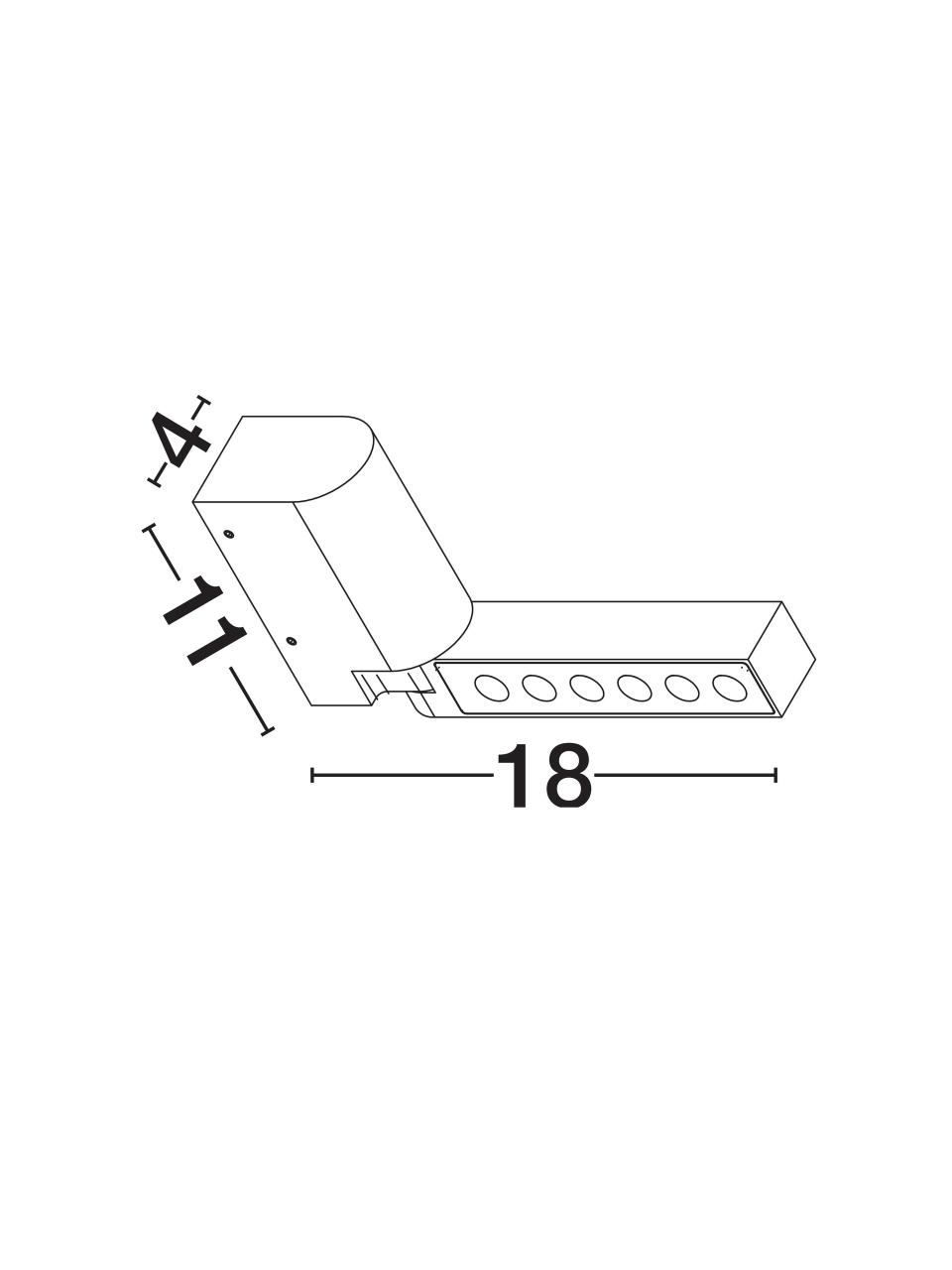 Nova Luce PIVOT 9030978 - aplică de perete exterior, Corten, 11 W [2]