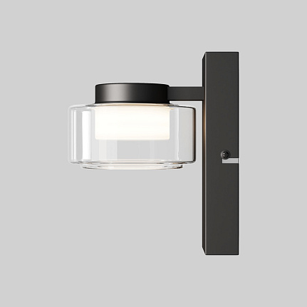 Aplică LED Maytoni Onyx MOD549WL-01B, negru, 6W, 3000K, IP44 [4]