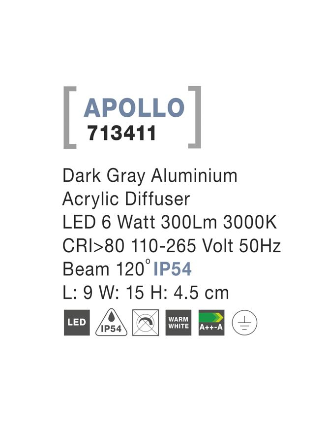 APOLLO aplica exterioara LED 713411 [4]