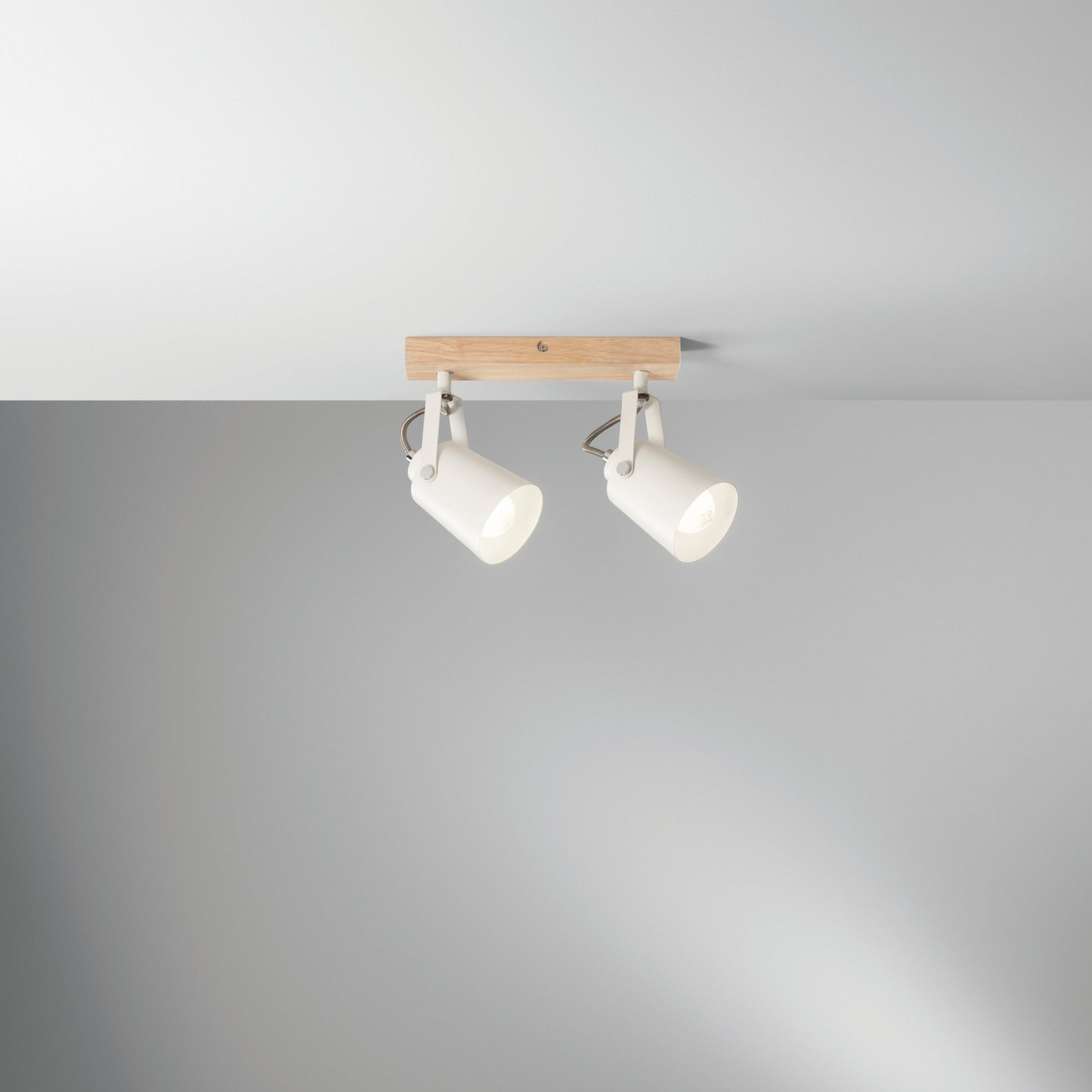 APPLIQUE EDA BIANCA/LEGNO 2XE14 26,7X6X16,7CM [2]