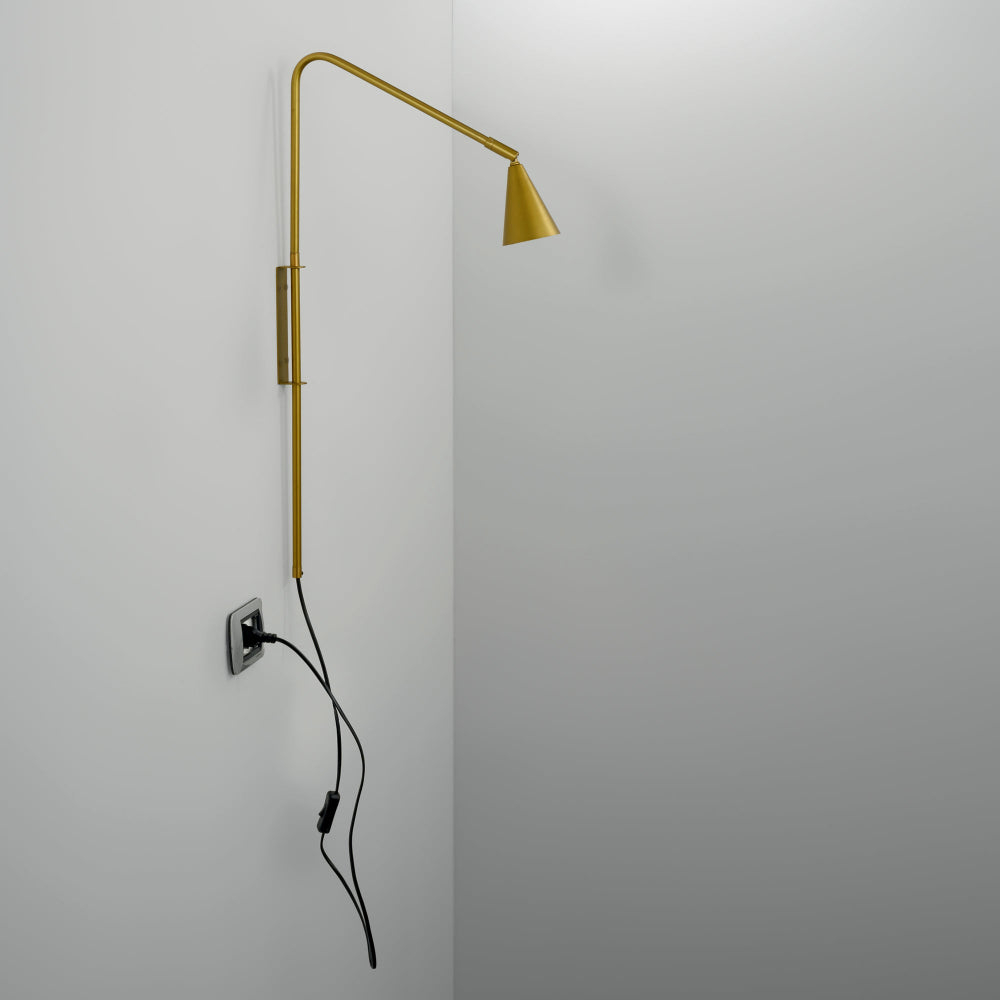 APPLIQUE ENEA ORO 1XGU10 37,7X9X69,5CM [2]