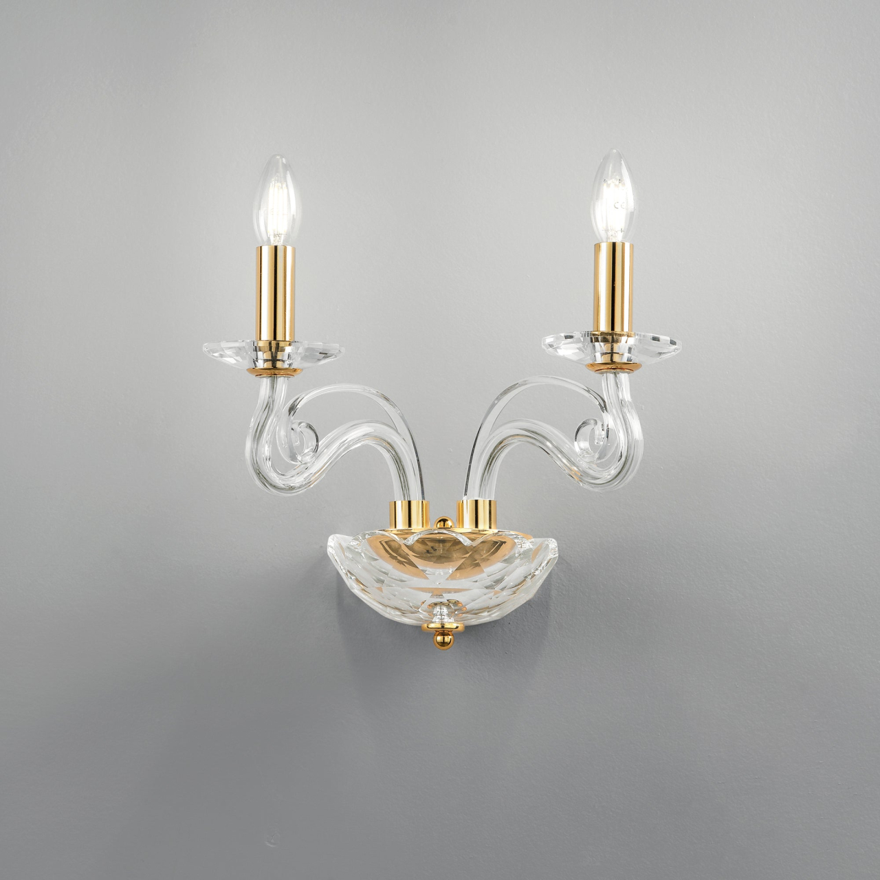 APPLIQUE EPOQUE ORO 2XE14 36X23X31CM [2]