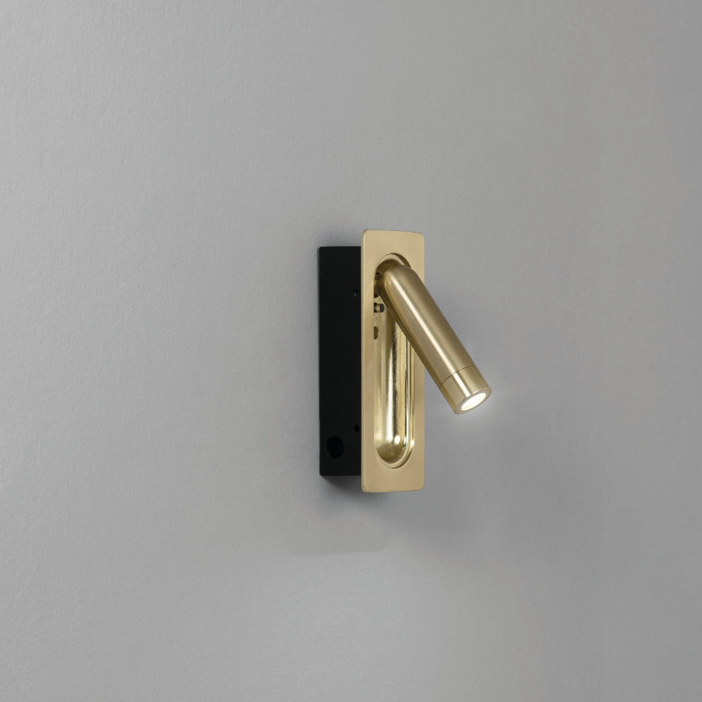 APPLIQUE LED AD INCASSO DEFOE ORIENTABILE ORO 3W 300LM 3000K 6,7X14X16,9CM [2]