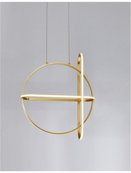 ARTE LED 53W gold - suspensie moderna - 9114862 [3]
