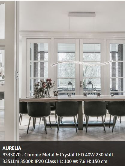 Suspensie moderna Aurelia LONG - CROM 9333070 - Nova Luce [3]