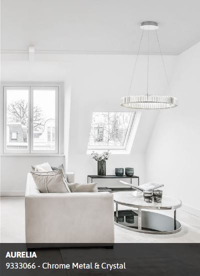 Suspensie moderna Aurelia diam 60 - CROM 9333066 - Nova Luce [2]