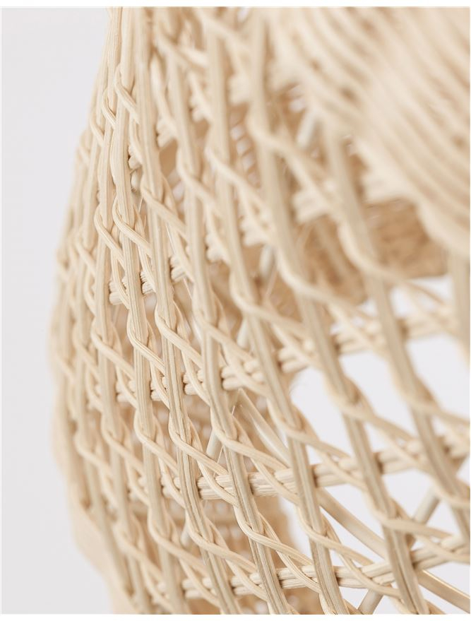 AURORA suspensie SP1 - 9587161 - Natural Ratan Black Fabric Wire & Base [7]