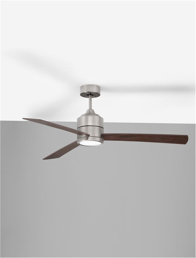 AXEL plafoniera - 9952345 - Stainless Aluminium & Teak & Walnut Plywood [4]