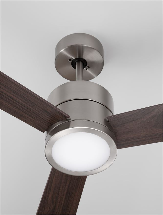 AXEL plafoniera - 9952345 - Stainless Aluminium & Teak & Walnut Plywood [6]