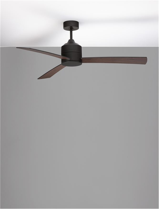 AXEL plafoniera - 9952350 - Black Aluminium & Black & Walnut Plywood [3]