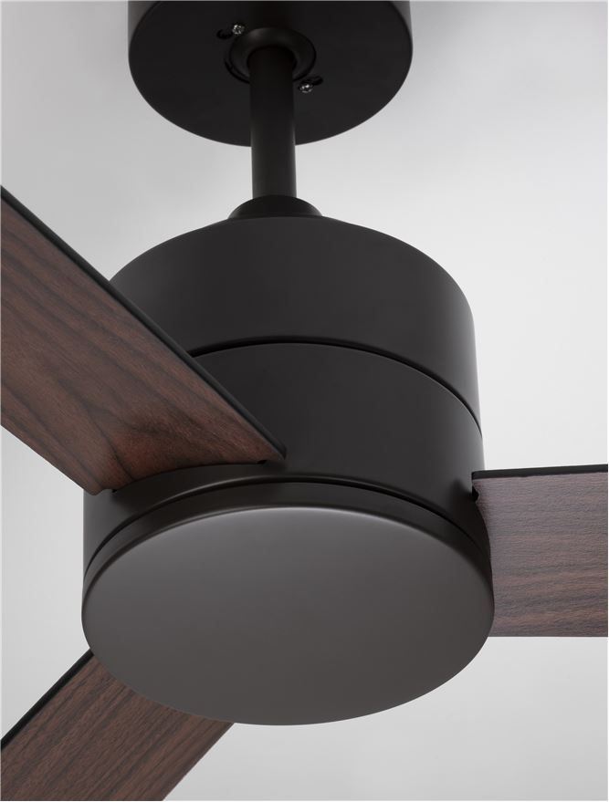 AXEL plafoniera - 9952350 - Black Aluminium & Black & Walnut Plywood [4]