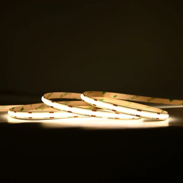 Banda LED COB 320LED/M • 24V • 8W • 2700K • IP20 • 750lm • 8mm Rola 5M [2]