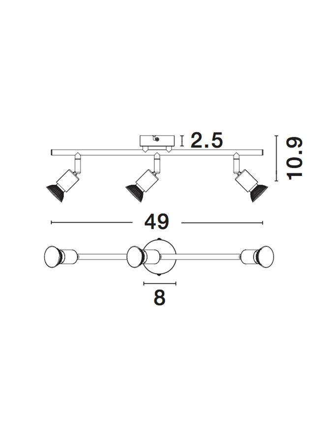 BASE aplica AP3 - 660003 - Satin Nickel Metal [3]