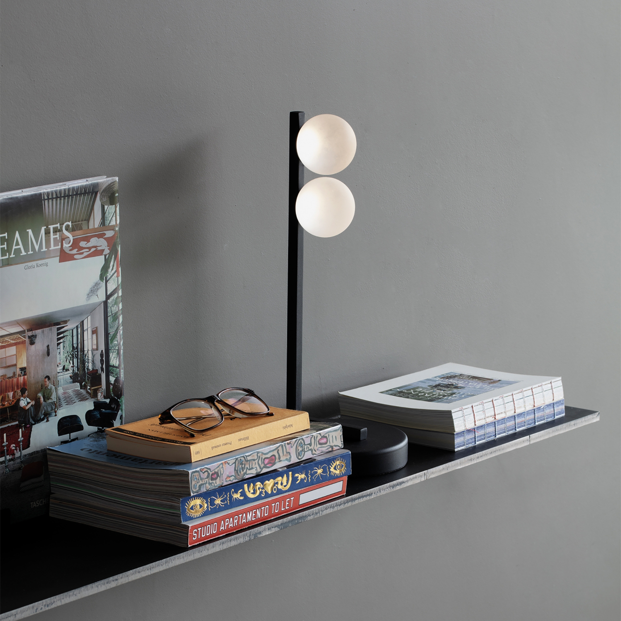 BINOMIO LED TL2 NERO - veioza moderna LED [3]