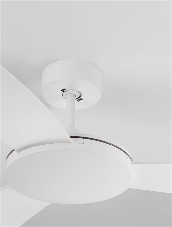 BLAIRE plafoniera - 9952360 - Aluminium Matt White & Glass 3ABS White Blades [3]