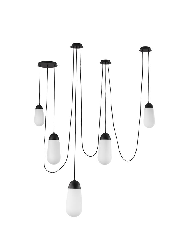 BLAKY suspensie SP5 - 9092826 - Matt Black Metal & Opal Glass [2]