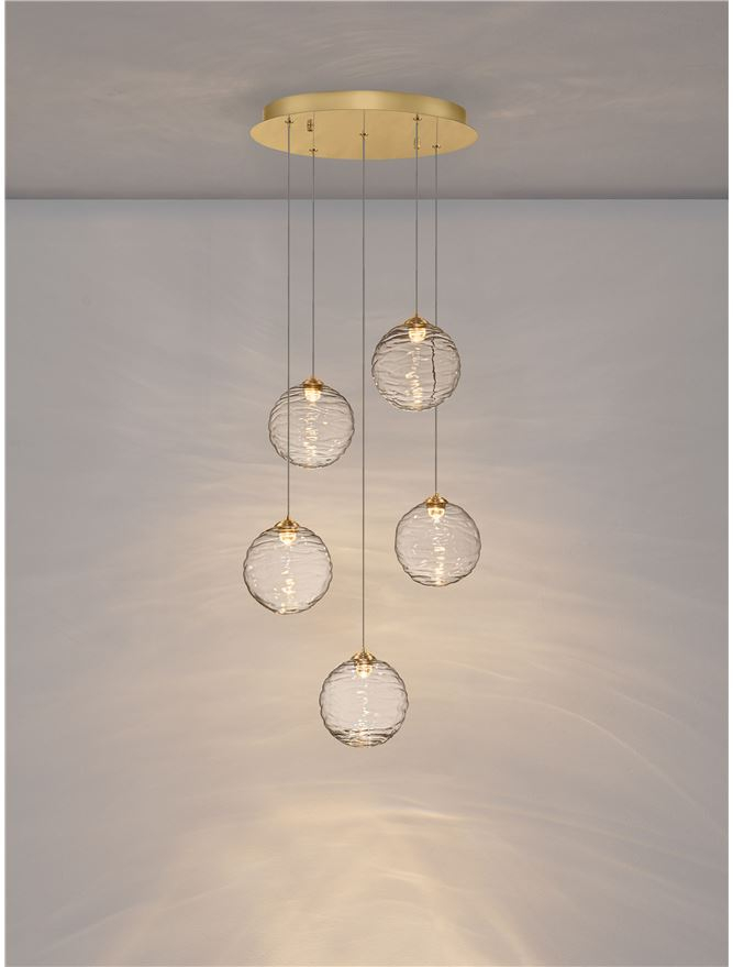 Blazik Sp5 - Brass Gold Metal & Clear Glass [4]