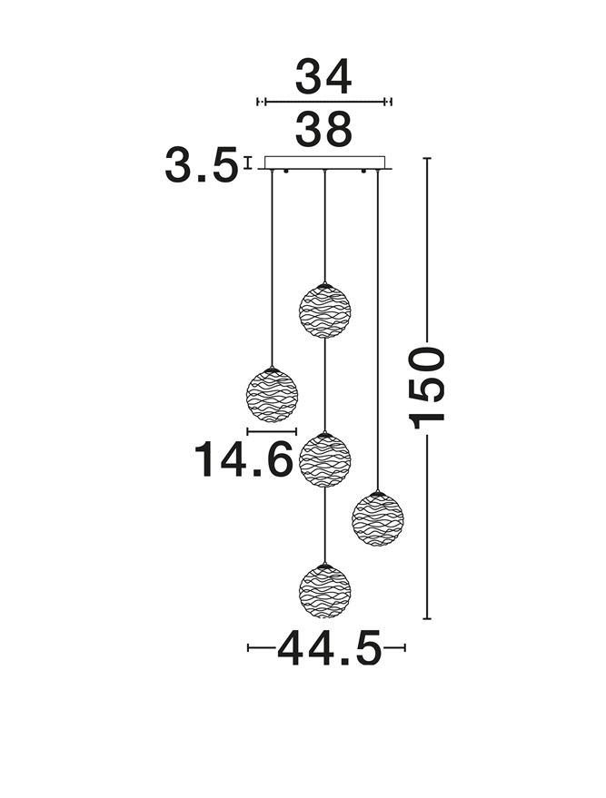 Blazik Sp5 - Brass Gold Metal & Clear Glass [6]