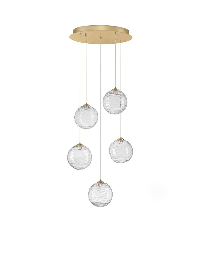 Blazik Sp5 - Brass Gold Metal & Clear Glass [2]