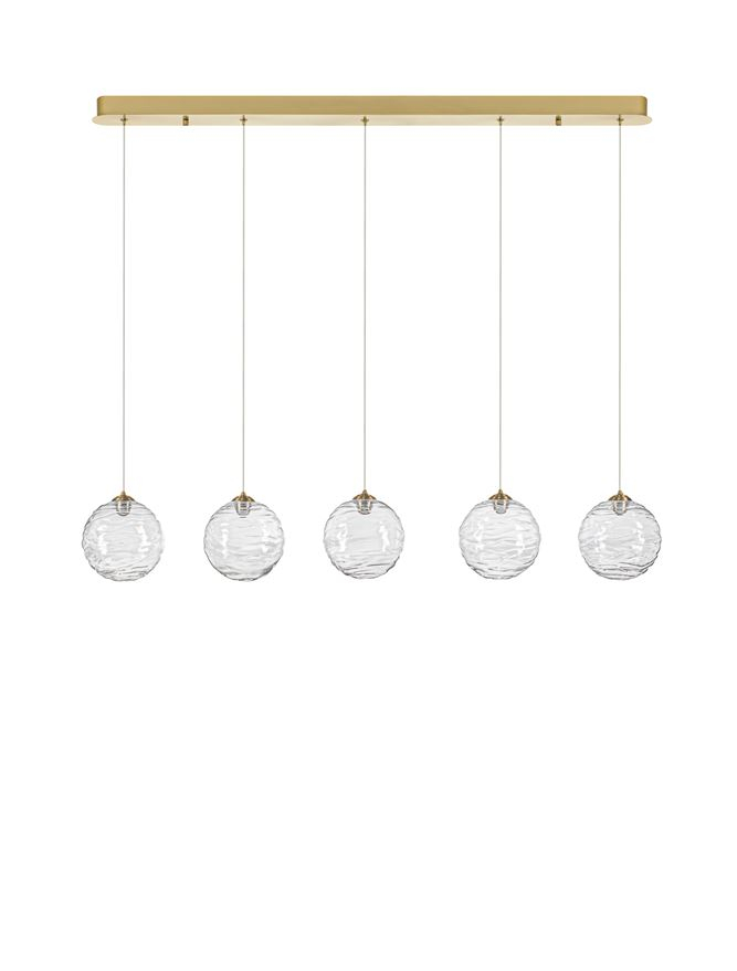 Blazik Sp5 LINE - Brass Gold Metal & Clear Glass [2]