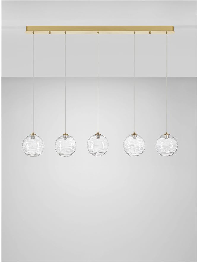 Blazik Sp5 LINE - Brass Gold Metal & Clear Glass [3]