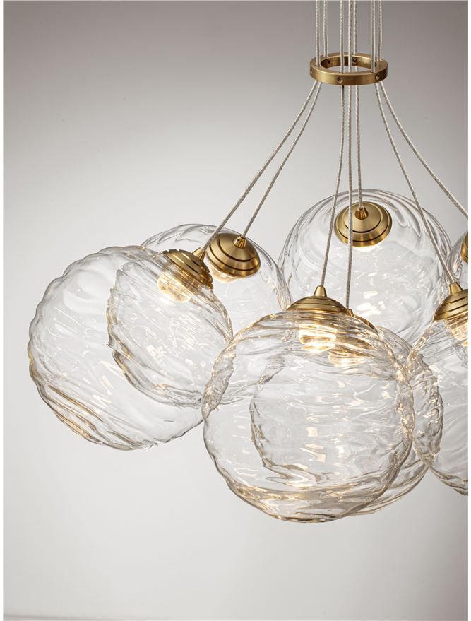 Blazik Sp7 - Brass Gold Metal & Clear Glass [5]