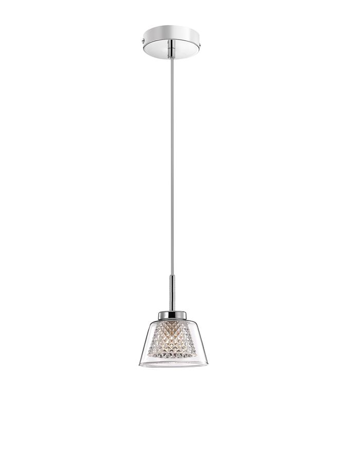 BOCCALE suspensie SP1 - 1300301301 - Chrome Aluminium Clear Glass [2]
