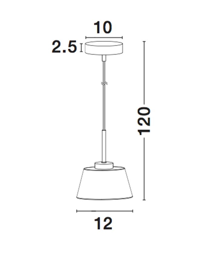 BOCCALE suspensie SP1 - 1300301301 - Chrome Aluminium Clear Glass [4]