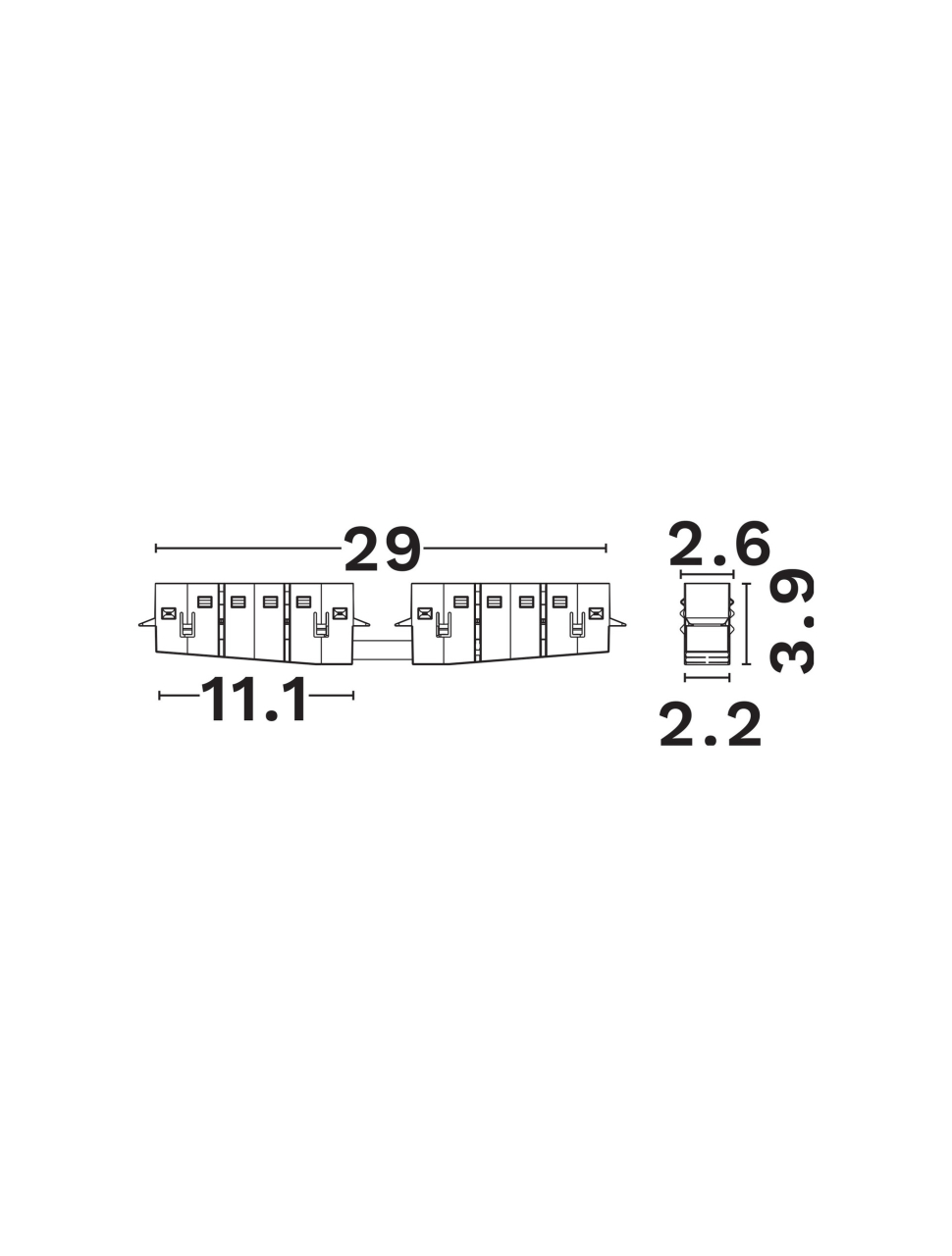 Breda Flexible Magnetic B-Connector Kit Power [2]