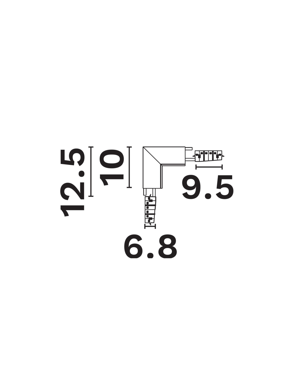 Breda Flexible Magnetic B-Vertical 90deg connector [2]