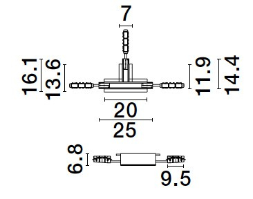 Breda Recessed - B - T Connector [3]
