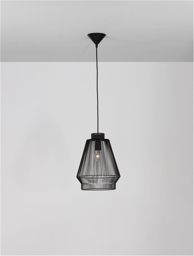 BREDO suspensie SP1 - 9586510 - Black Aluminium Black Fabric Wire & Base [5]