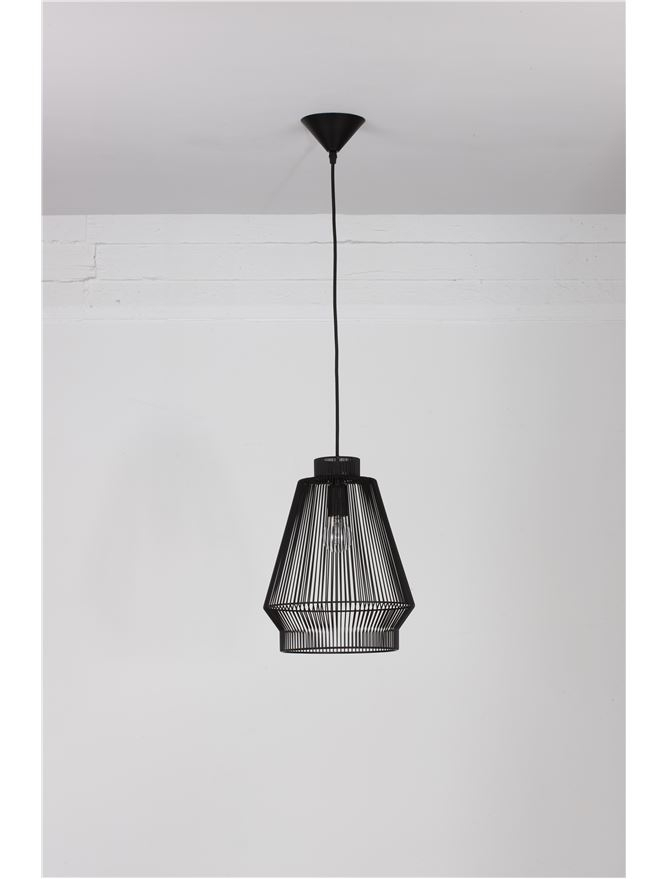 BREDO suspensie SP1 - 9586510 - Black Aluminium Black Fabric Wire & Base [4]