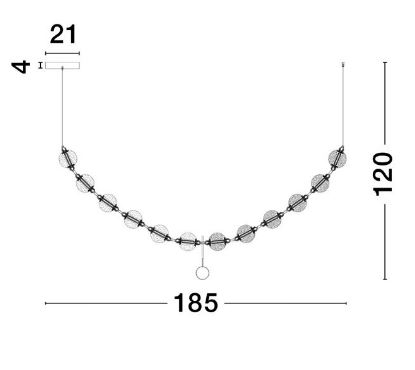 Suspensie moderna Brillante 9695200 - Nova Luce [5]