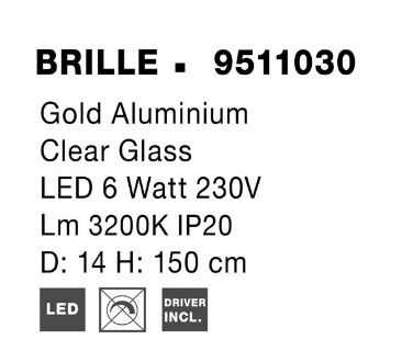 Suspensie moderna Brille 9511030 - Nova Luce [4]