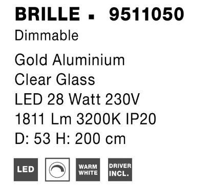 Suspensie moderna Brille 9511050 - Nova Luce [5]