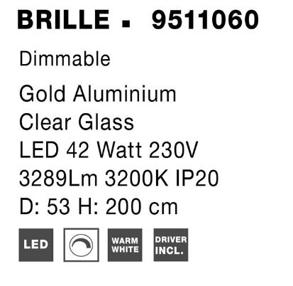 Suspensie moderna Brille 9511060 - Nova Luce [4]