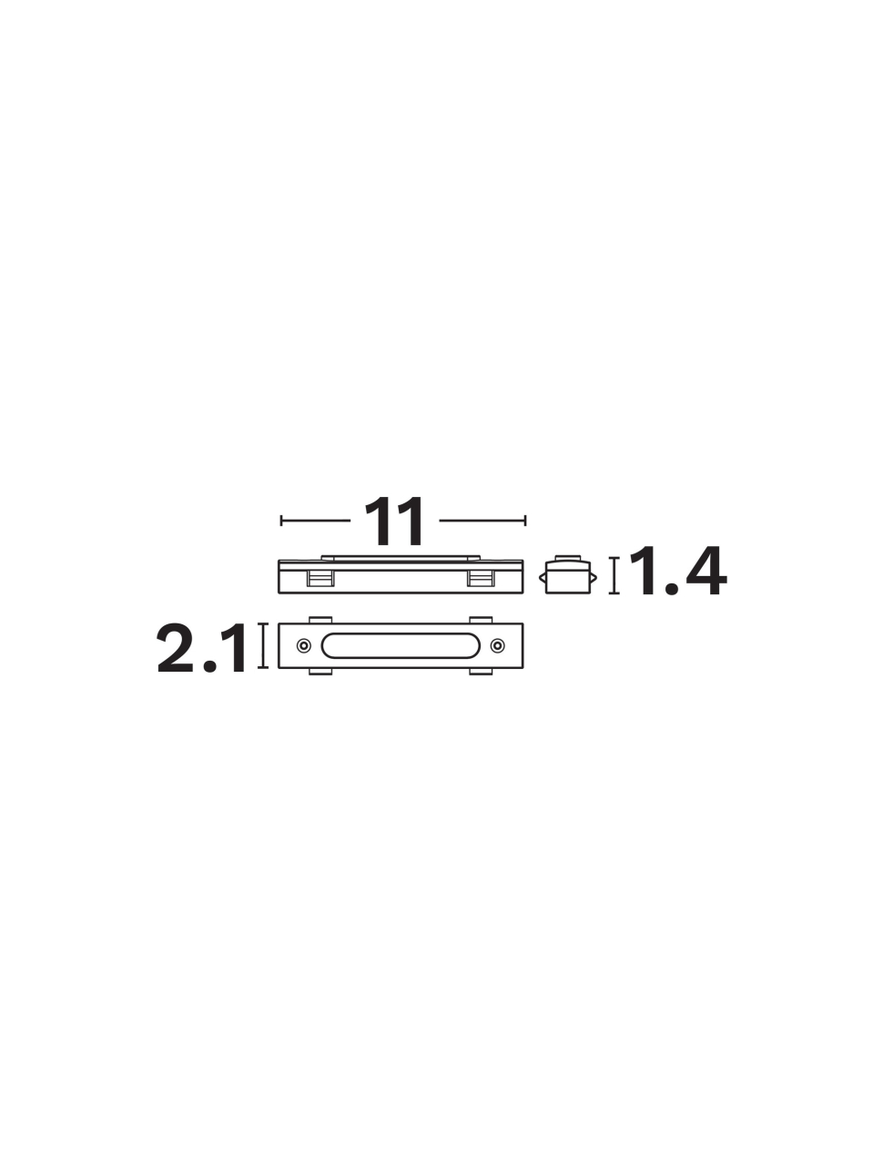 Buxton Magnetic B-TRACK-Connector [2]