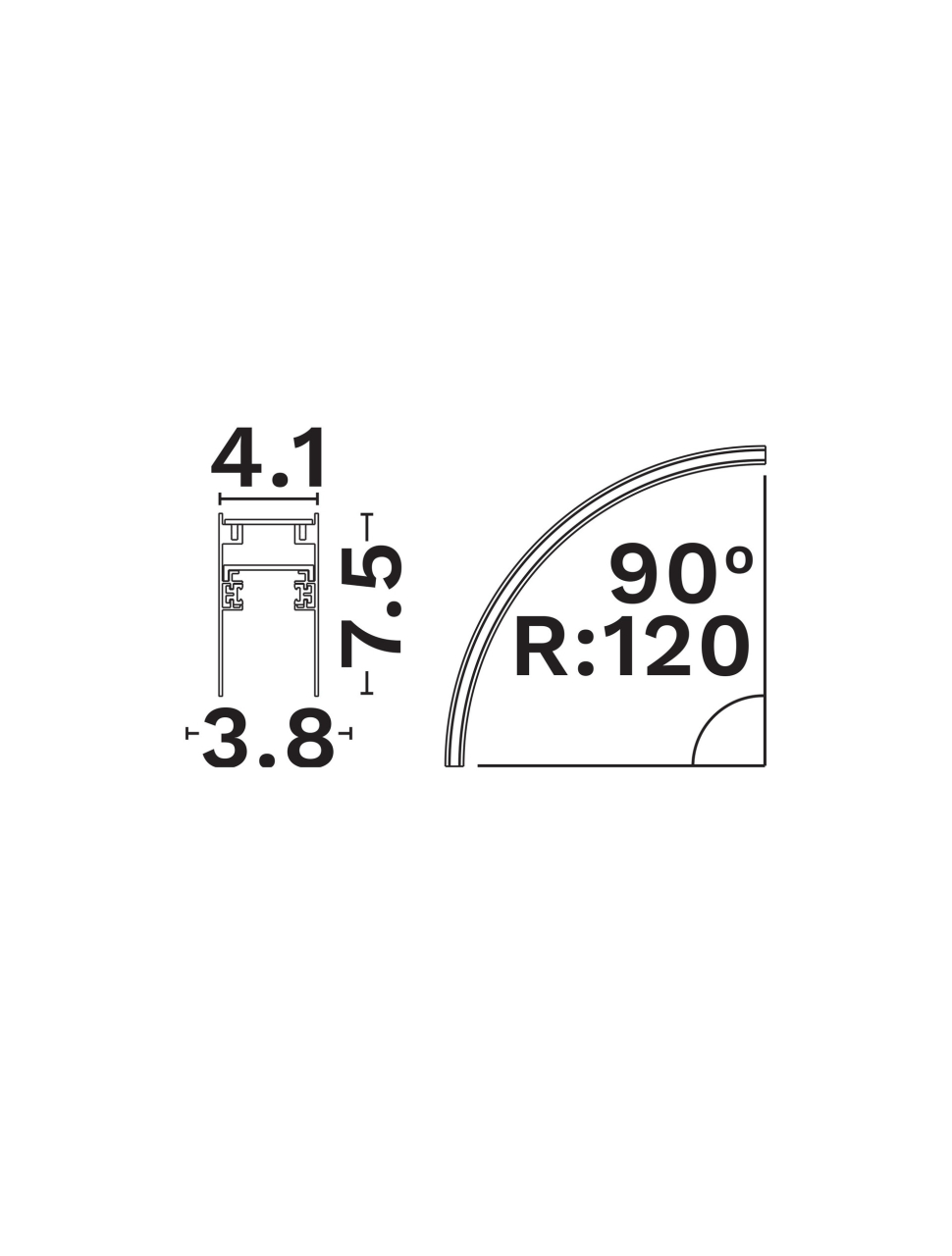 Buxton Magnetic B-Track-SM-L120 [3]